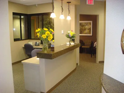Doctor Nasser's front desk