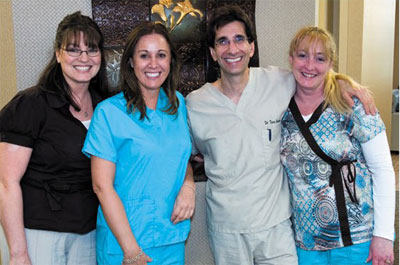 Doctor Nasser and staff