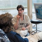 Doctor explaining to patient