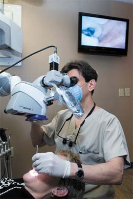 Doctor examining patient